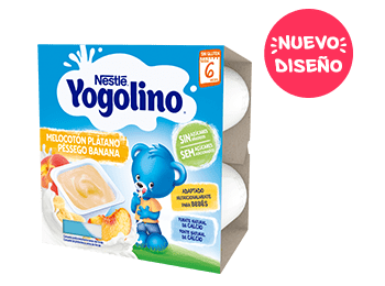 Nestlé Yogolinos lácteos Infantiles melocoton y platano