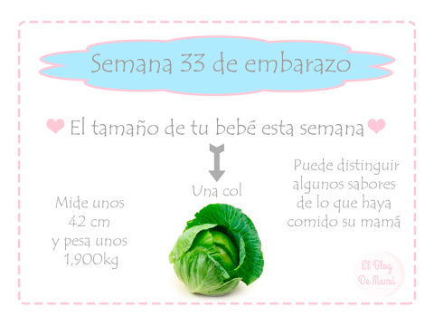 Descubre la SEMANA 33 de EMBARAZO - Consejos CLAVE
